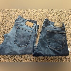 Ralph Lauren Men’s Straight Jeans in Two Blue Washes